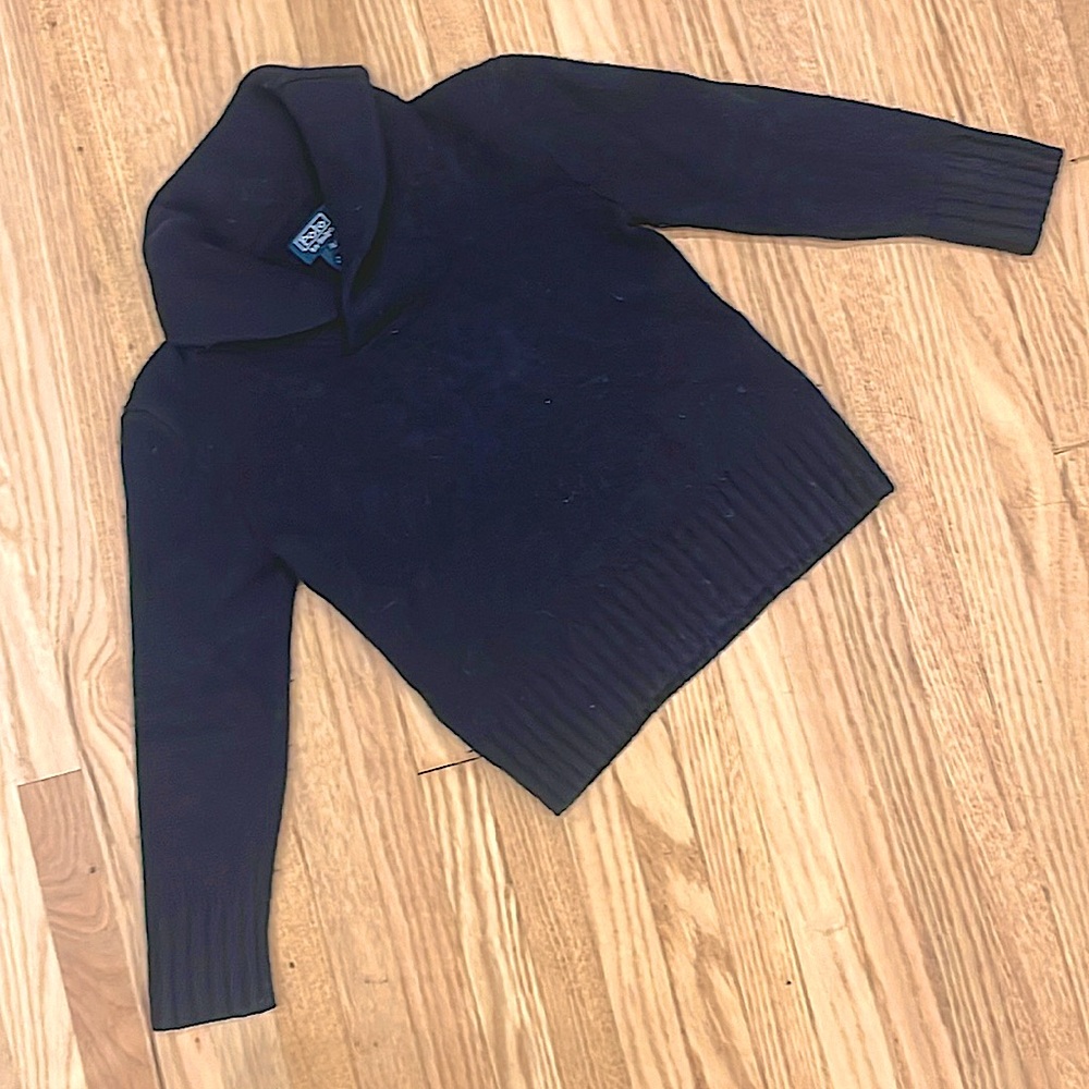 MOVING SALE!! Polo Ralph Lauren navy blue sz 3 cowl neck sweater